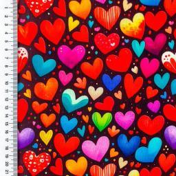 French Terry digital, Hjerter